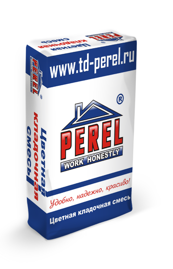 Цветная кладочная смесь Perel SL для кирпича с водопоглощением 5-12%  (50 кг)
