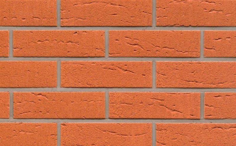 Клинкерная фасадная плитка Feldhaus Klinker R227 terracotta rustico 240*71 мм