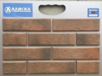 Фасадная термопанель рядовая ЭППС Аляска "Retro brick cardamon" 1050*620 мм